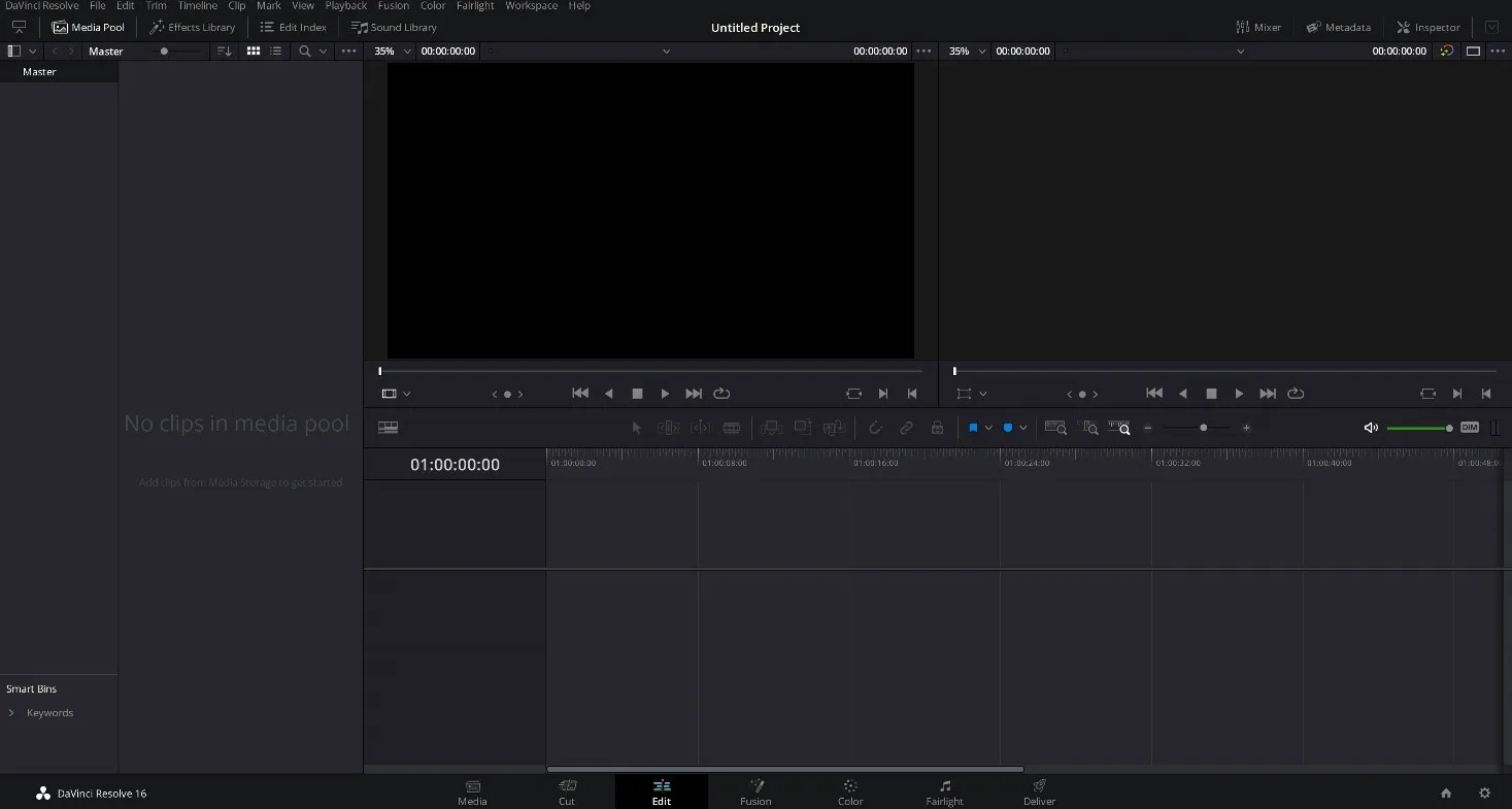 davinci resolve post-produzione video